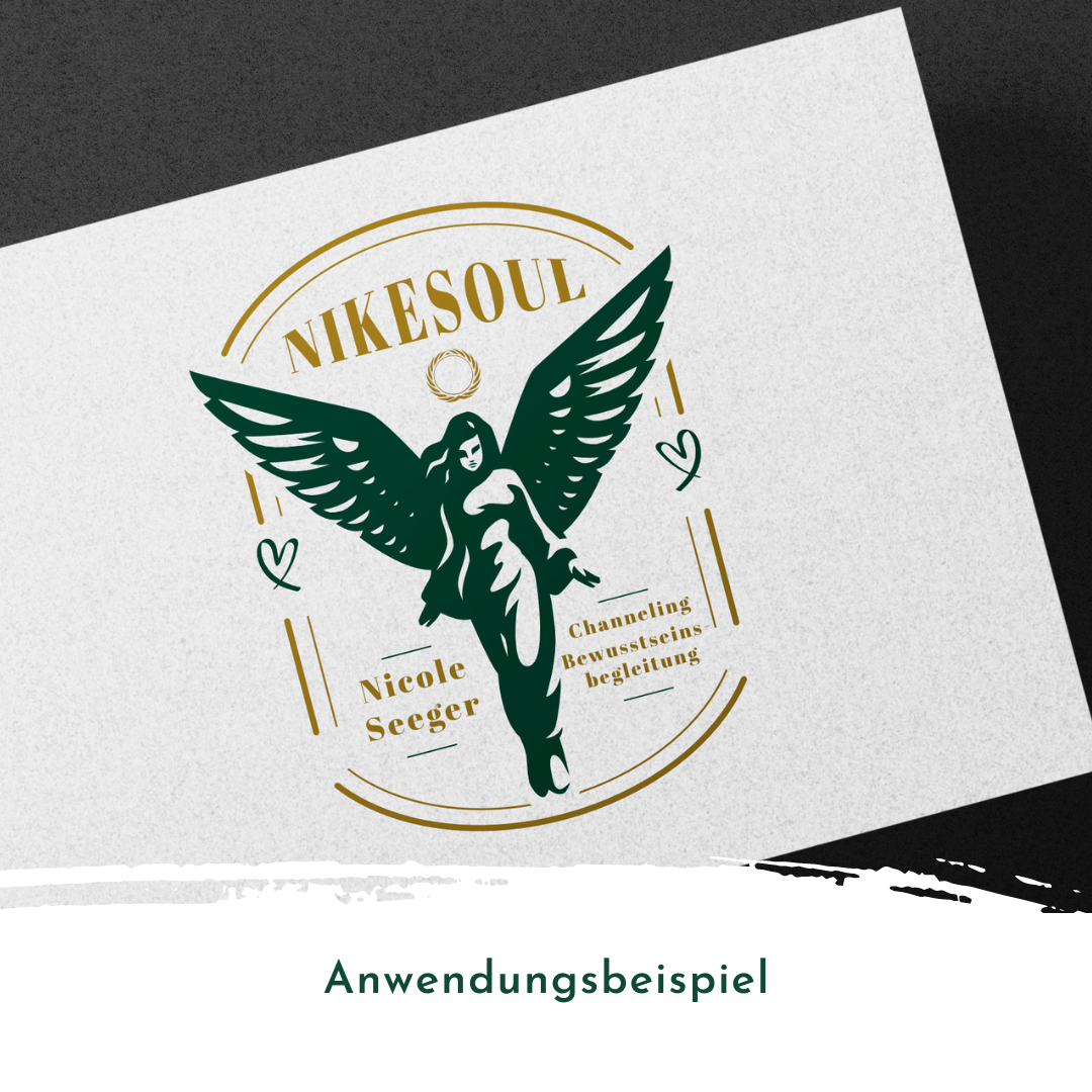 Referenz Logoerstellung Nicole Seeger Nikesoul Logo auf Briefumschlag